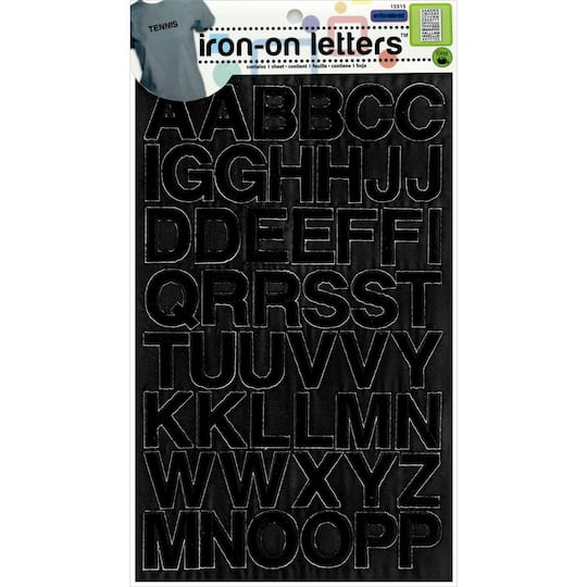 Dritz&#xAE; 1&#x22; Iron On Embroidered Block Letters